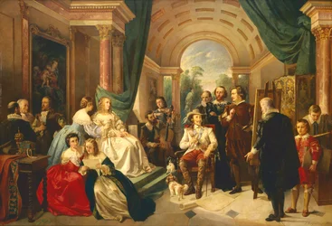 Anthony van Dyck à la Cour de Charles Ier, 1863